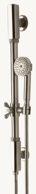 Waterworks R.W. Atlas Handshower On Bar With Metal Handle 