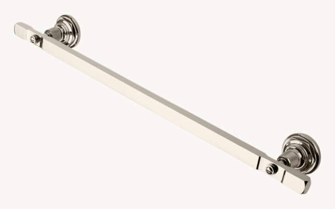 Waterworks R.W. Atlas 18\" Single Metal Towel Bar