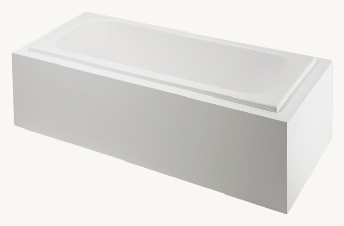Waterworks Classic Left Hand Air And Whirlpool Rectangular Bathtub With End Drain