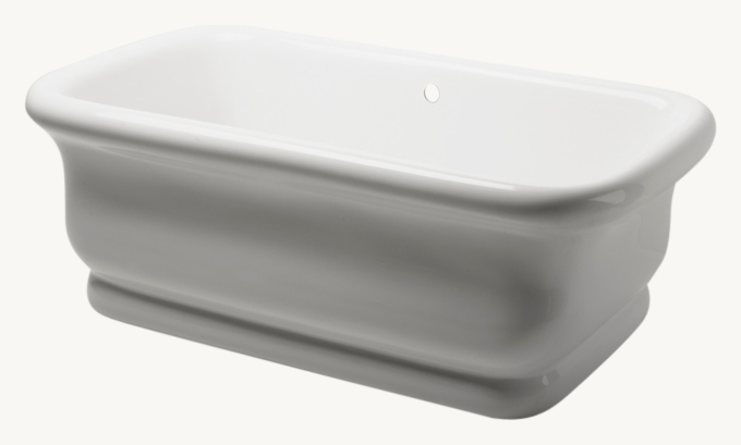 Waterworks Empire Freestanding Rectangular Bathtub