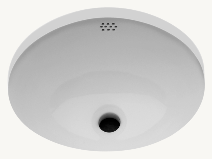 Waterworks Manchester Undermount Oval Vitreous China Lavatory Sink 