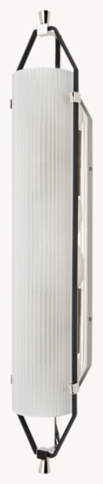 Waterworks Addair Wall-Mounted Double Sconce With Glass Shade