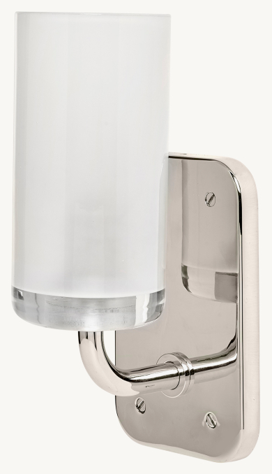 Waterworks Ludlow Wall-Mounted Single-Arm Sconce With Glass Shade