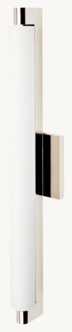 Waterworks Axil Wall-Mounted Bar Sconce With Etched Glass Shade