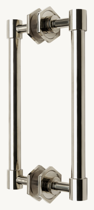 Waterworks Henry 8\" Back-To-Back Shower Door Pull