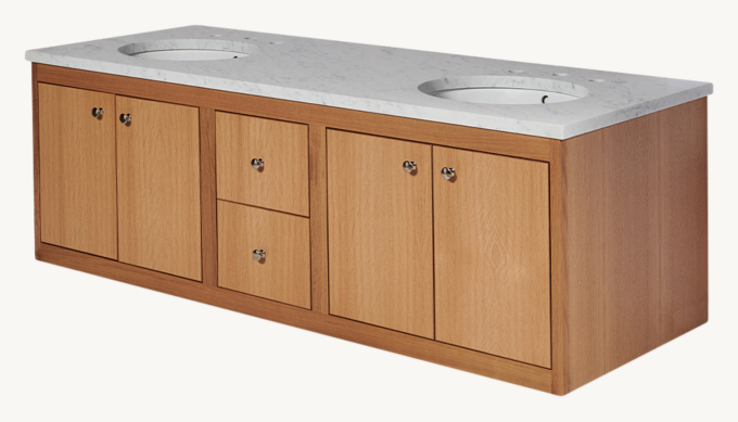 Waterworks Alta Double Floating Vanity