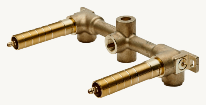 Waterworks Viaworks 1/2\" Lavatory Wall-Mounted Valve (Used With Cross Or Wheel Handle Lavatory Faucet)