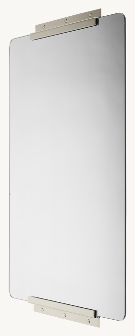 Waterworks Cooper Metal Rectangular Wall-Mounted Stationary Mirror