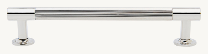 Waterworks Bond 6\" Pull With Guilloche Lines
