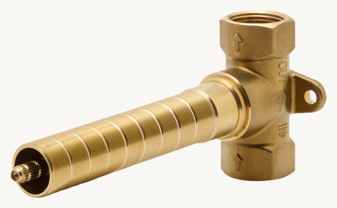 Waterworks Viaworks 3/4\" Counter-Clockwise Open Volume-Control Valve With Exact Handle Alignment
