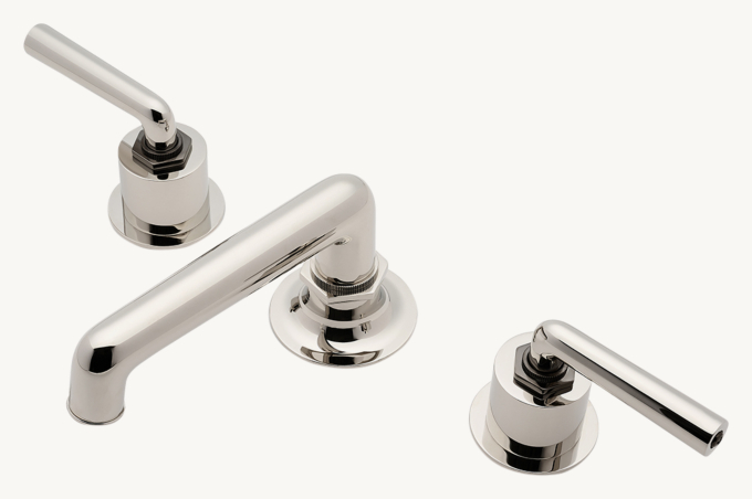 Waterworks Henry Lavatory Faucet With Two-Tone Lever Handles