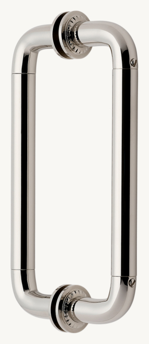Waterworks Henry Chronos 8\" Back-To-Back Shower Door Pull