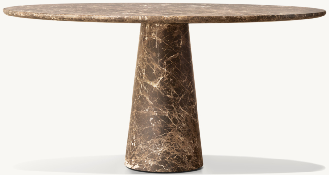 Front view of Cellini Round Dining Table 