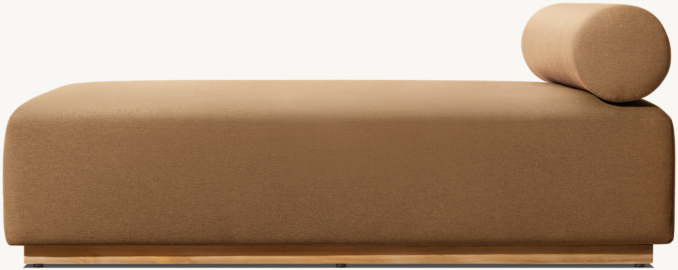 Three Quarter view of Cellina Outdoor Chaise 