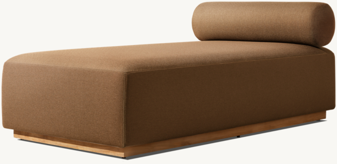 Three Quarter view of Cellina Outdoor Chaise 