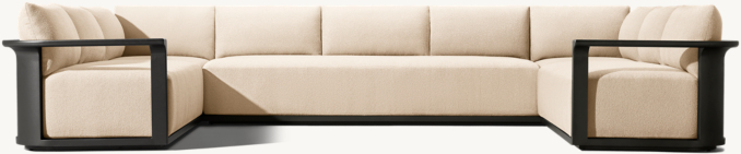 Front view of Lagos Aluminum U-Sectional 