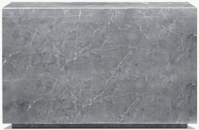Shown in Grey Marquina Marble.