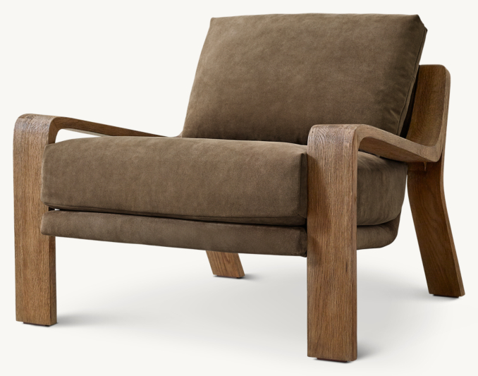 Shown in Italian Valencia Truffle with Weathered Natural Oak finish.