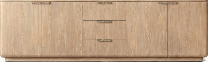 Shown in Greige European Fir.