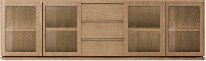 Ligné Glass Sideboard With Drawers | RH