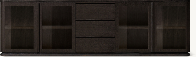 Ligné Glass Sideboard With Drawers | RH