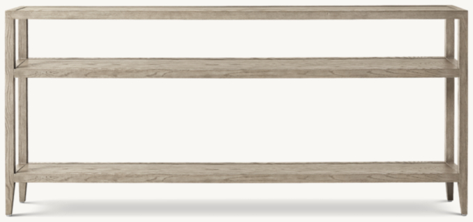 French Contemporary Open Console Table