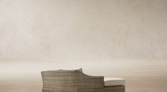 Three Quarter Back view of Provence Daybed 