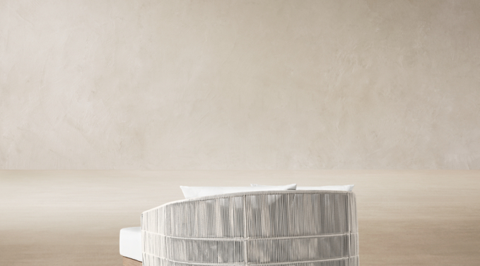 Three Quarter Back view of Havana Daybed - Frame Only 