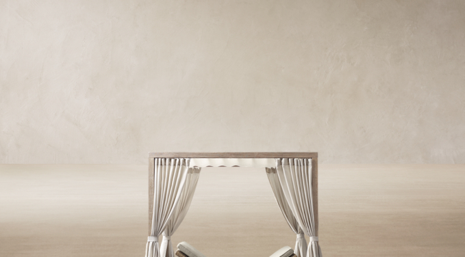 Three Quarter view of Provence Canopy Double Chaise 