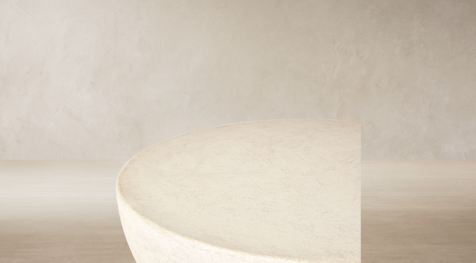 Top view of Terzo Round Bowl Coffee Table 