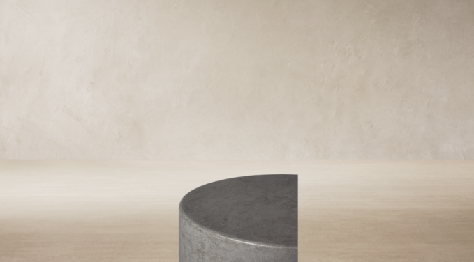 Top view of Terzo Round Coffee Table 