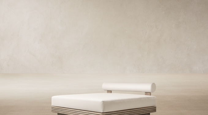 Three Quarter view of Bondi Teak Daybed  