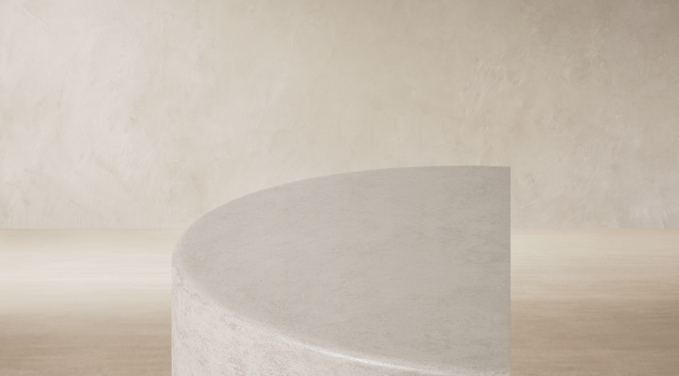 Top view of Terzo Round Coffee Table 