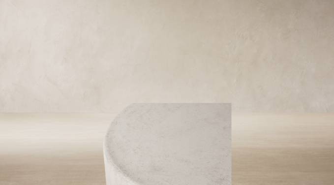 Top view of Terzo Round Bowl Side Table 