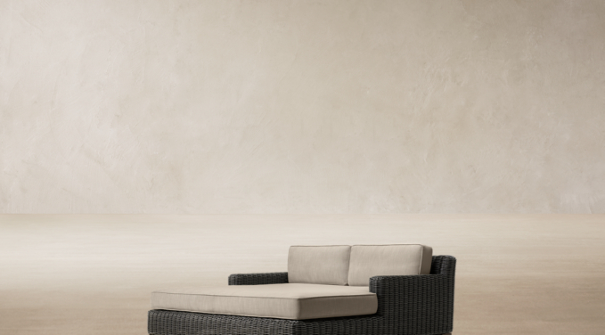 Three Quarter view of Provence Track Arm Daybed 