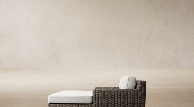 Three Quarter view of Provence Track Arm Daybed 