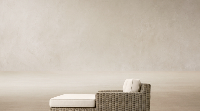 Three Quarter view of Provence Track Arm Daybed 