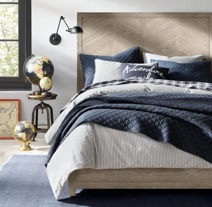 Restoration Hardware washed cheapest Linen quilt