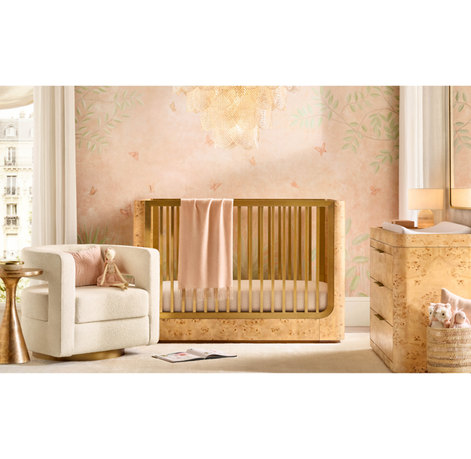 Kenzie Small Side Table | RH TEEN