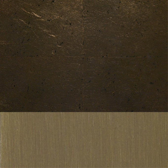 Bronze Églomisé/ Burnished Brass 
