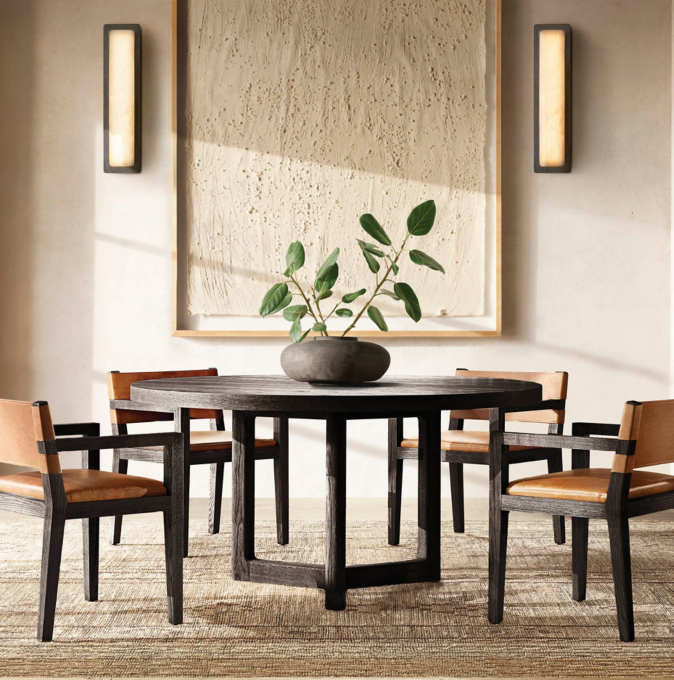 Saddle Leather Dining Armchair