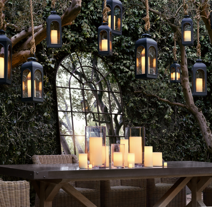 Battery-Operated Indoor/Outdoor Flameless Candle Votives 