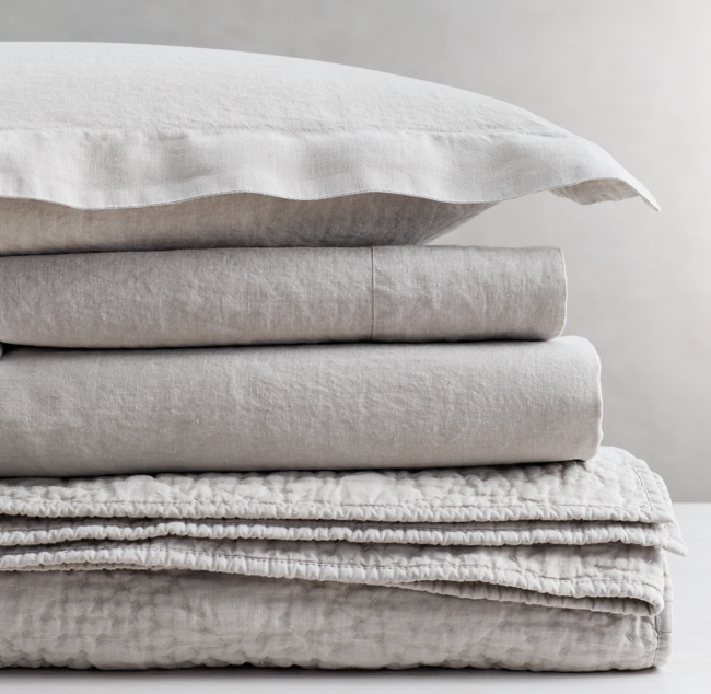 Stonewashed Belgian Linen Duvet Cover