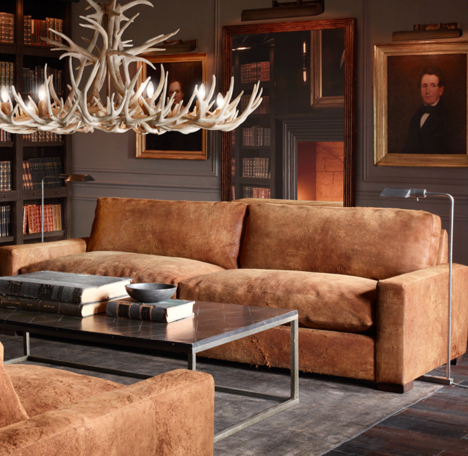 Maxwell Leather Couch 56 Off, Leather Sectional Restoration Hardware