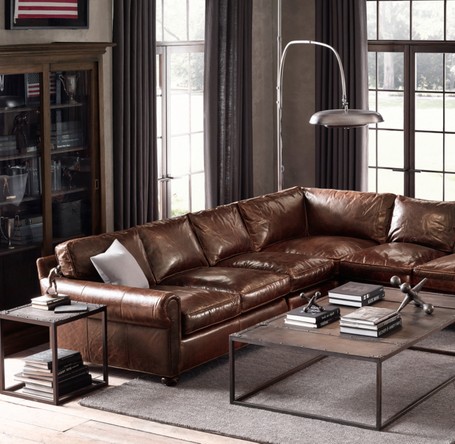 Restoration Hardware Lancaster Leather Sofa Reviews Home Mybios