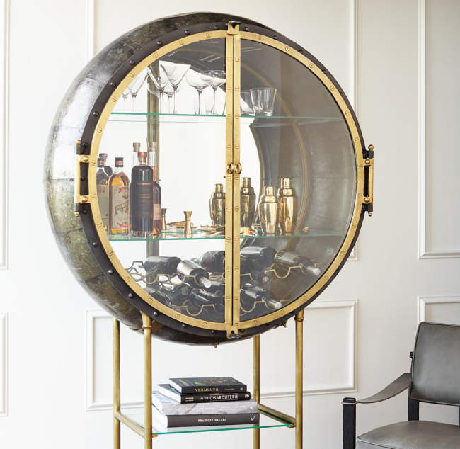 Porthole Bar Restoration Hardware