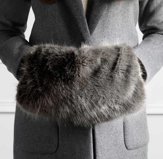 Ultra Faux Fur Hand Warmer