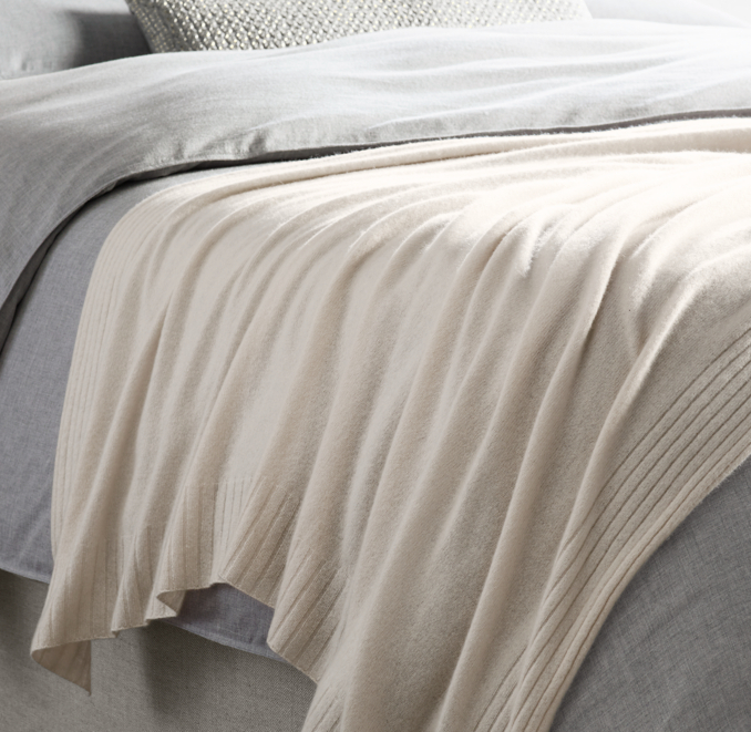 Luxe Cashmere Oversized Bed Throw