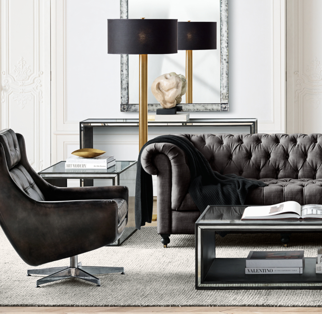 Restoration Hardware Style Sofa 9 Maxwell Upholstered Sofa - TheSofa