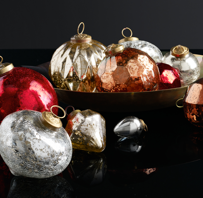 Restoration Hardware ornaments store